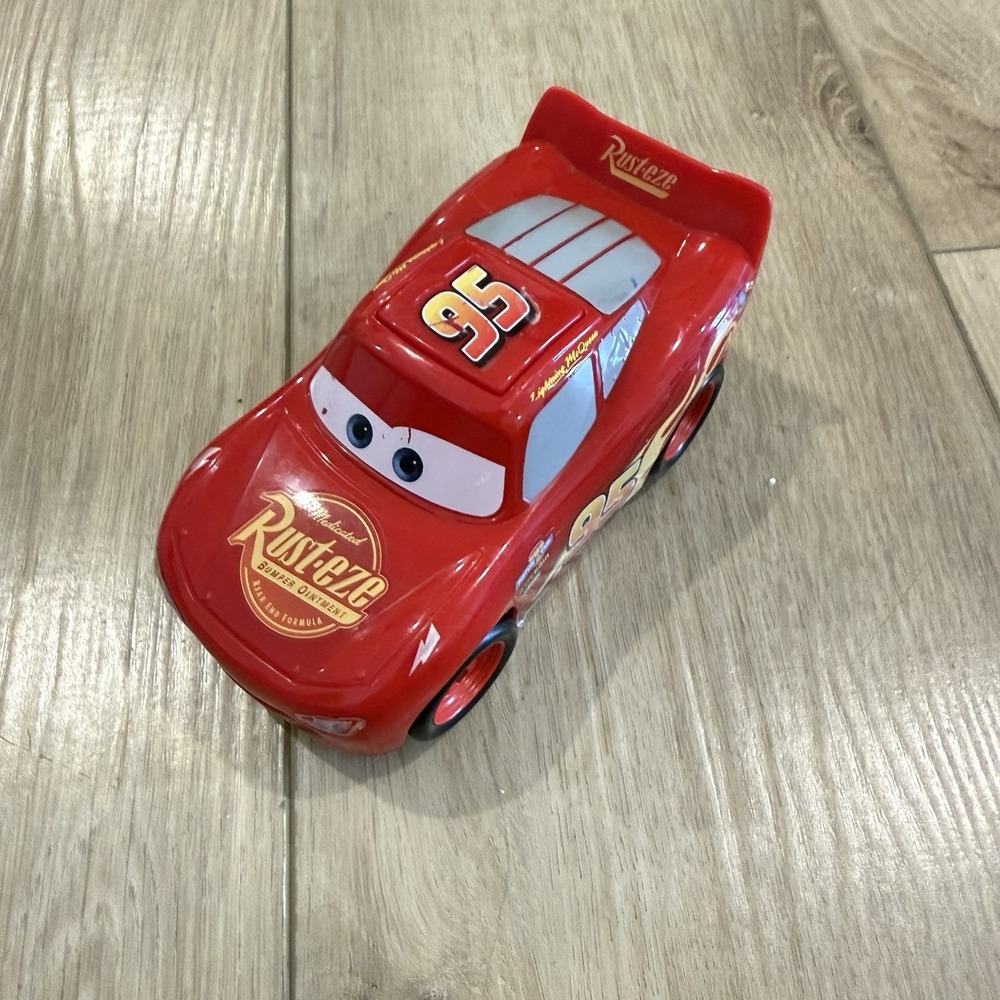 Disney Cars Lightning McQueen Track Talkers Talking Sound Figure GTK86 Red